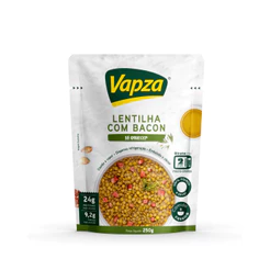 Lentilha com Bacon 250G Só Aquecer Vapza