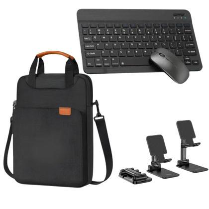 Bolsa Pasta alça Transporte  + Teclado Compativel Samsung Galaxy Tab A9+ A9 Plus
