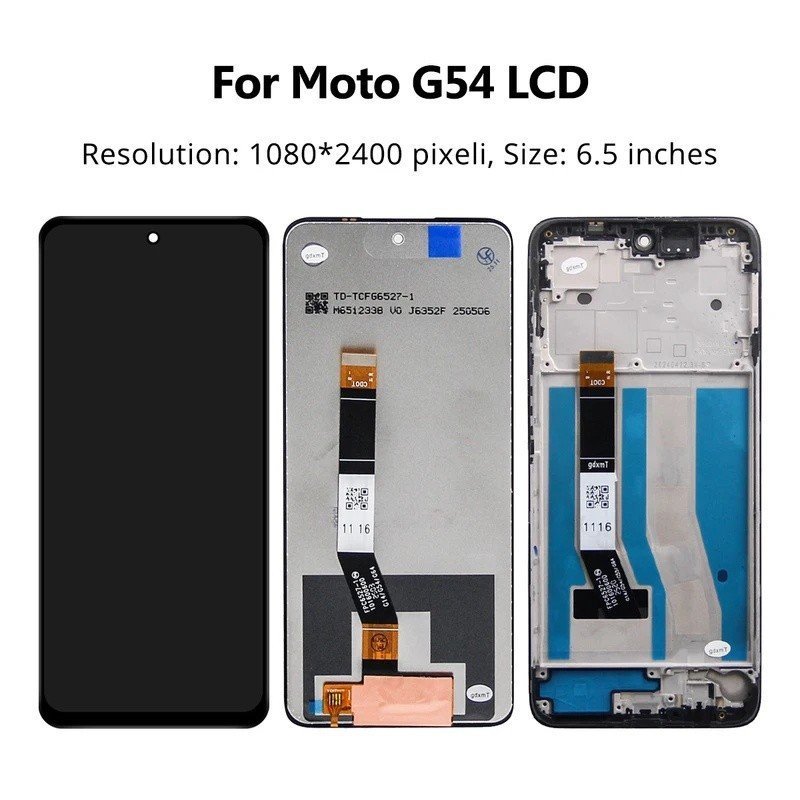 6.5'OEM Para Motorola Moto G54 XT2343-1 XT2343-2 Conjunto de Substituição de Tel