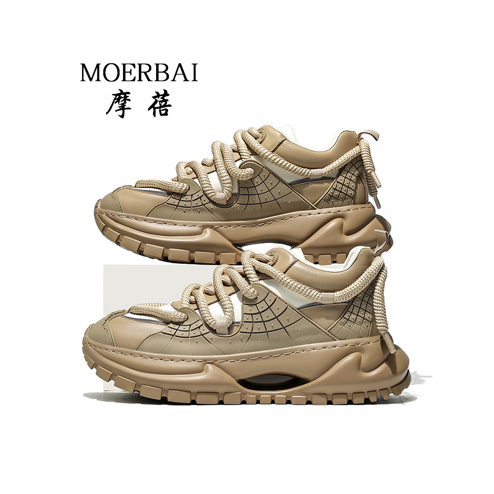 Mobe sapatos masculinos 2026 novo estilo sapatos esportivos masculinos sapatos casuais de sola grossa aumentando pai sap