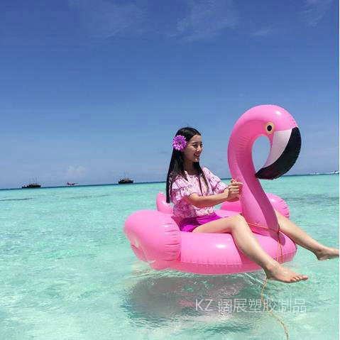 Ecologicamente correto engrossado adulto água inflável flamingo linha flutuante rosa ouro rosa cisne flamingo montar ane