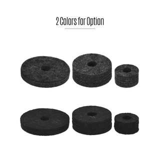 Fangzi Pacote de 18 PCS Conjunto de acessórios para kit de bateria Conjunto de suporte de pratos Feltros Hi-Hat Clutch