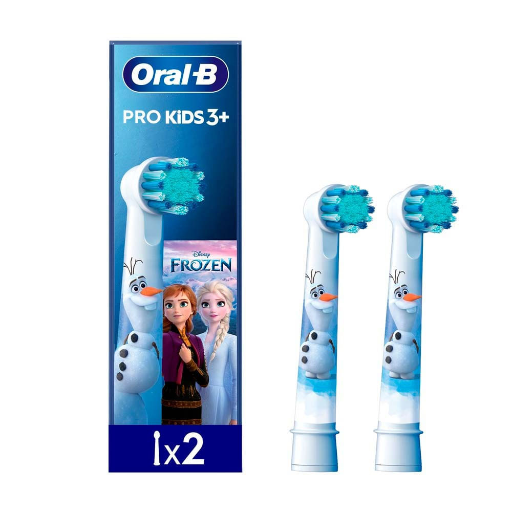 Refil Escova Dental Elétrica Oral-B Pro Kids Frozen 3Mais com 2 Unidades