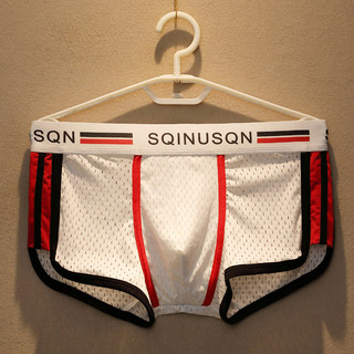 2 peças de roupa interior de seda gelo verão malha respirável boxer Briefs confortável estilo fino juventude roupa inter