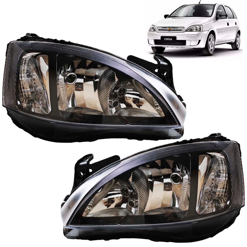 PAR Farol Corsa 2008 2009 2010 2011 2012 Máscara Negra