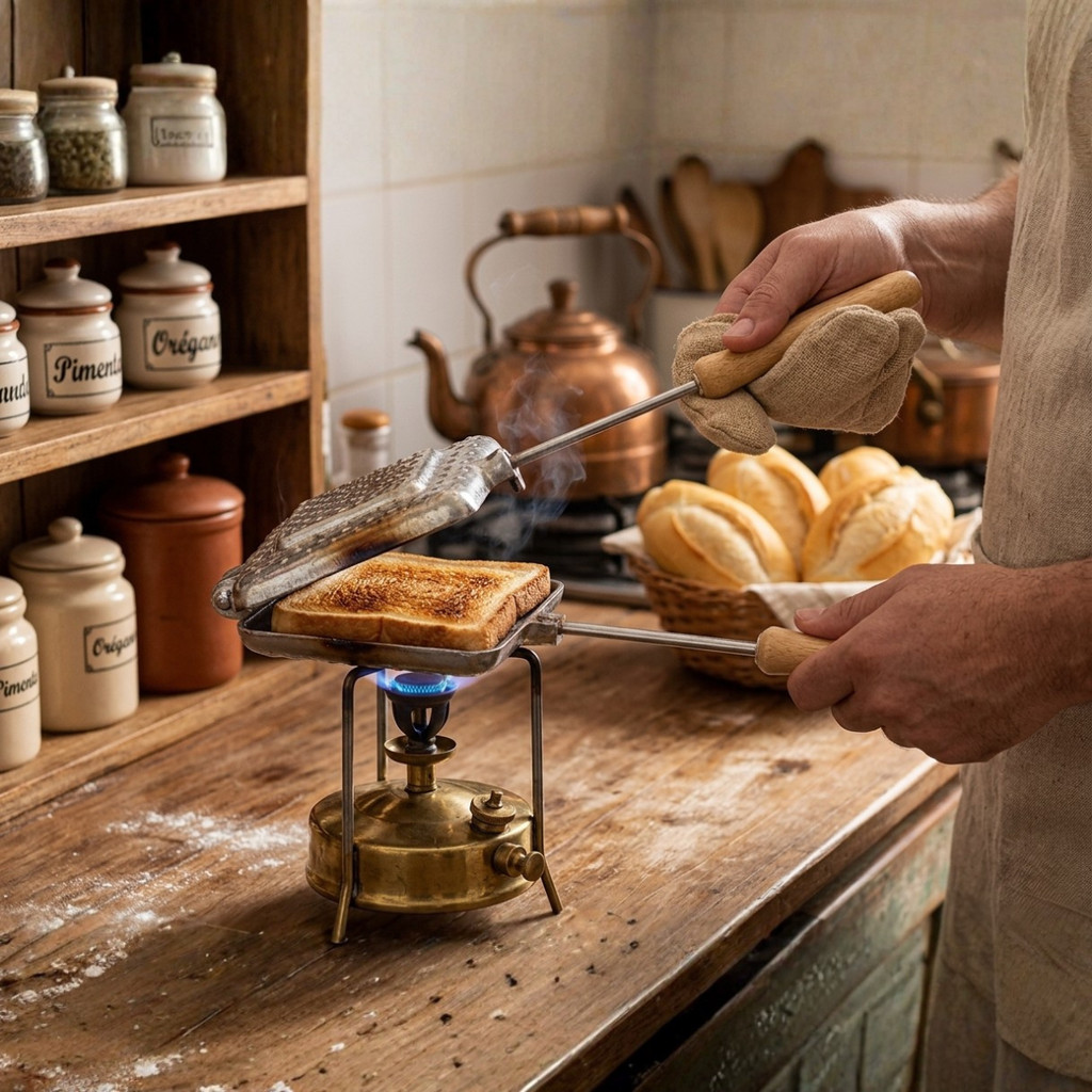 Kit 2 Forma Bauru Alumínio e Madeira Pão Francês e Pão Forma — imagem 2 de 2