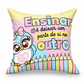 ALMOFADA DIA DOS PROFESSORES (CORUJA)