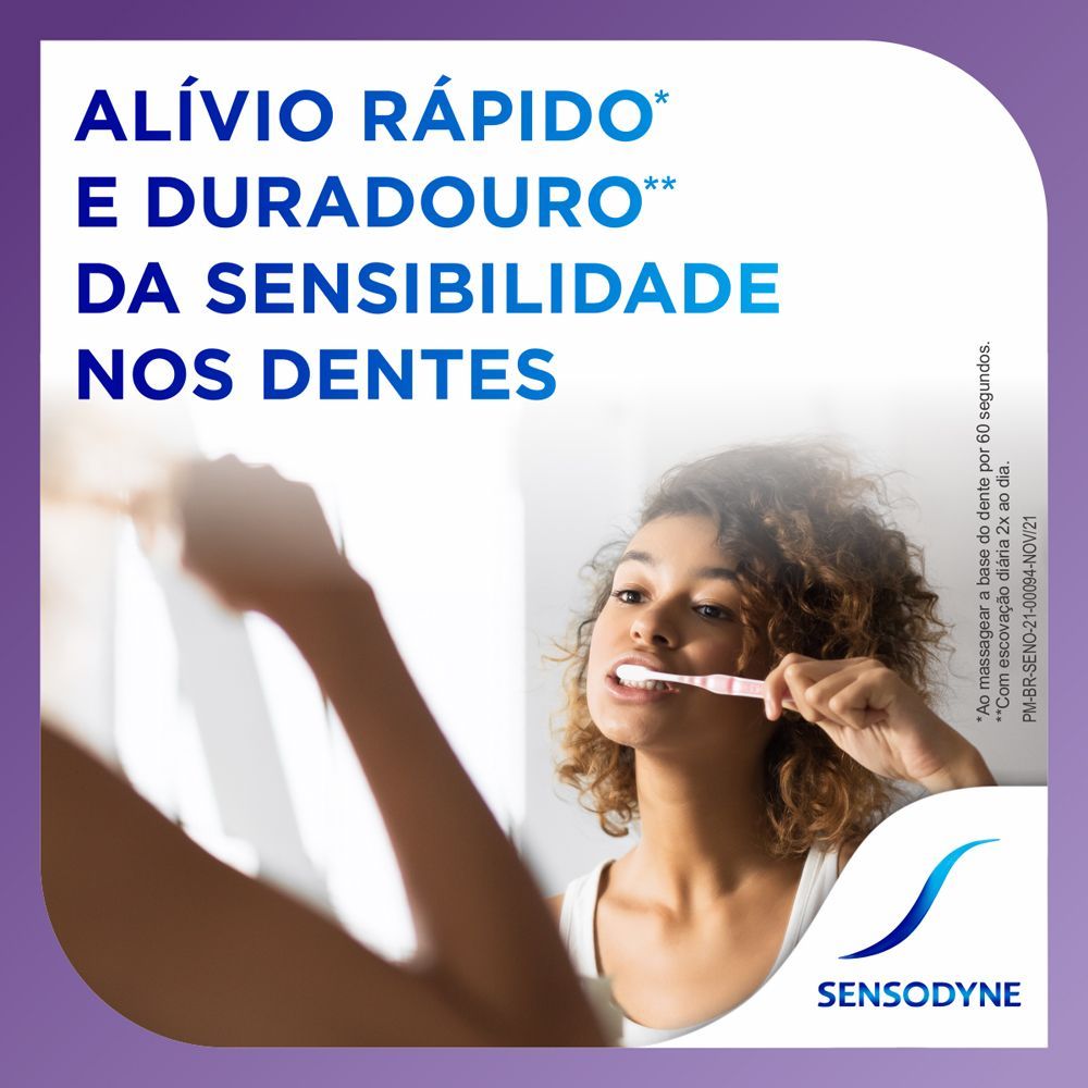 Creme Dental Sensodyne Rápido Alívio Sensibilidade 3 Unidades · foto 2