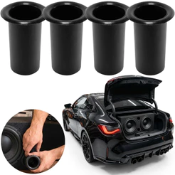 KIT 4 DUTO 2” POLEGADAS PRETO PARA ACABAMENTO DE CAIXA DE SOM - FORCE ONE