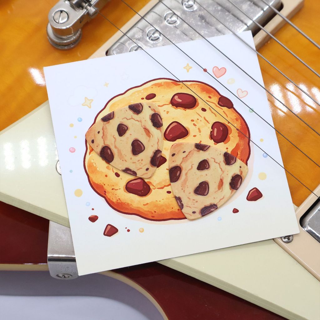 Palhetas divertidas e fofas originais, palhetas fofas para guitarra, palhetas para baixo, presentes para guitarra elétri