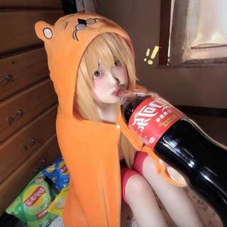 Menina seca pequena capa enterrada cos roupas Hamster manto bidimensional Anime preguiçoso pijamas pequeno enterrado mes