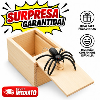 Brinquedo Pula Aranha Pegadinha Surpresa – Brinquedo Divertido para Crianças e Adultos