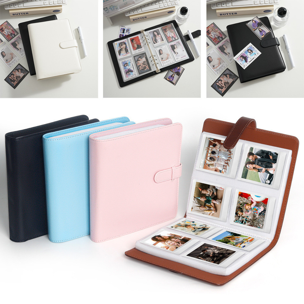 256 álbuns de fotos Polaroid Instax Mini 12/11/9/90/70/40/8 Polaroid universal 3 polegadas PU álbum de fotos