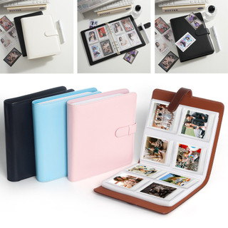 256 álbuns de fotos Polaroid Instax Mini 12/11/9/90/70/40/8 Polaroid universal 3 polegadas PU álbum de fotos