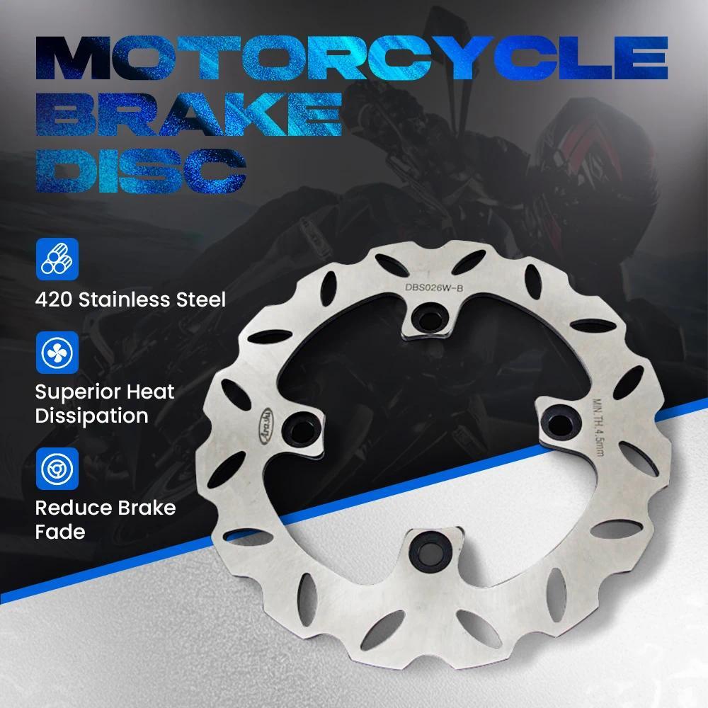 Para KAWASAKI ZX6R/NINJA/ABS ER6N/F ZX10R/ABC Z1000 Z750/S ZX9R VERSYSZX6RR Disco De Freio Da Motocicleta Traseiro
