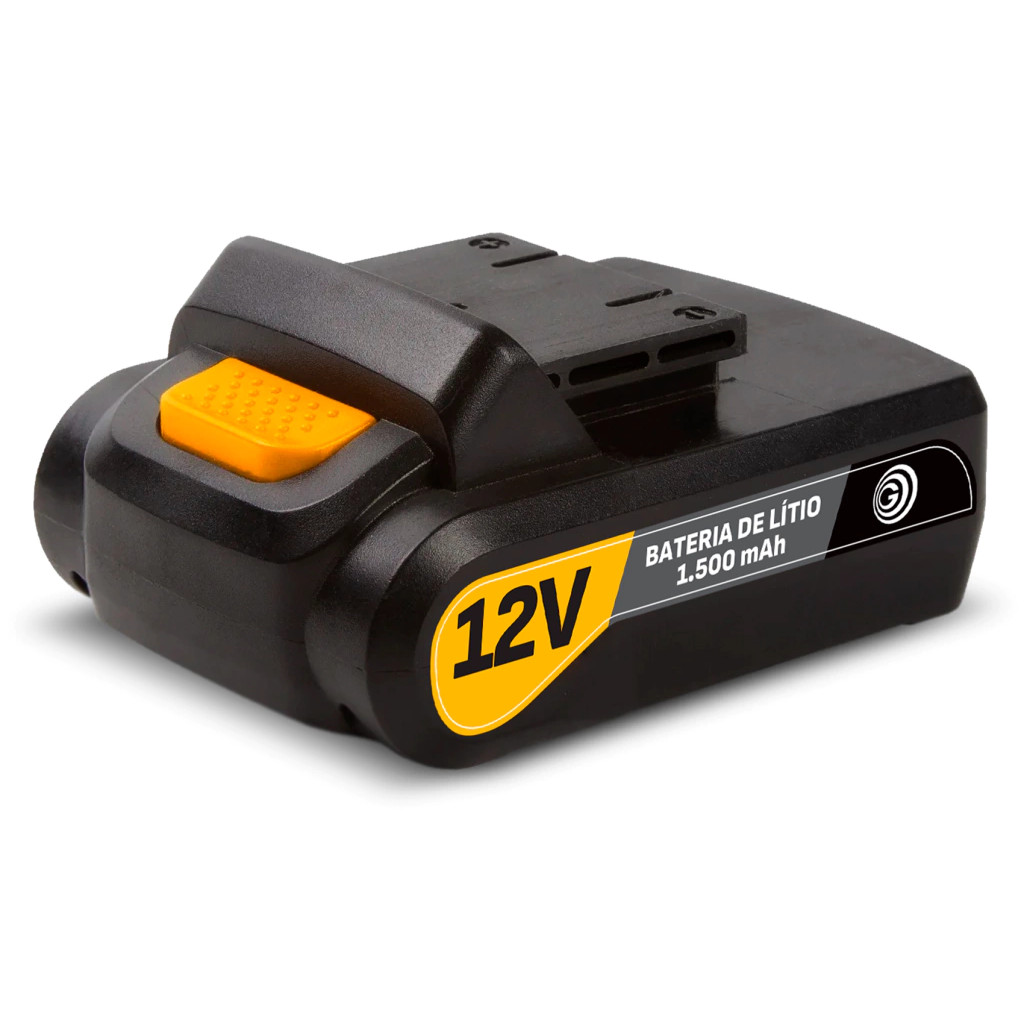 Bateria Lítio Bivolt 12v Para Furadeira Parafusadeira 1.5Ah Gradiente