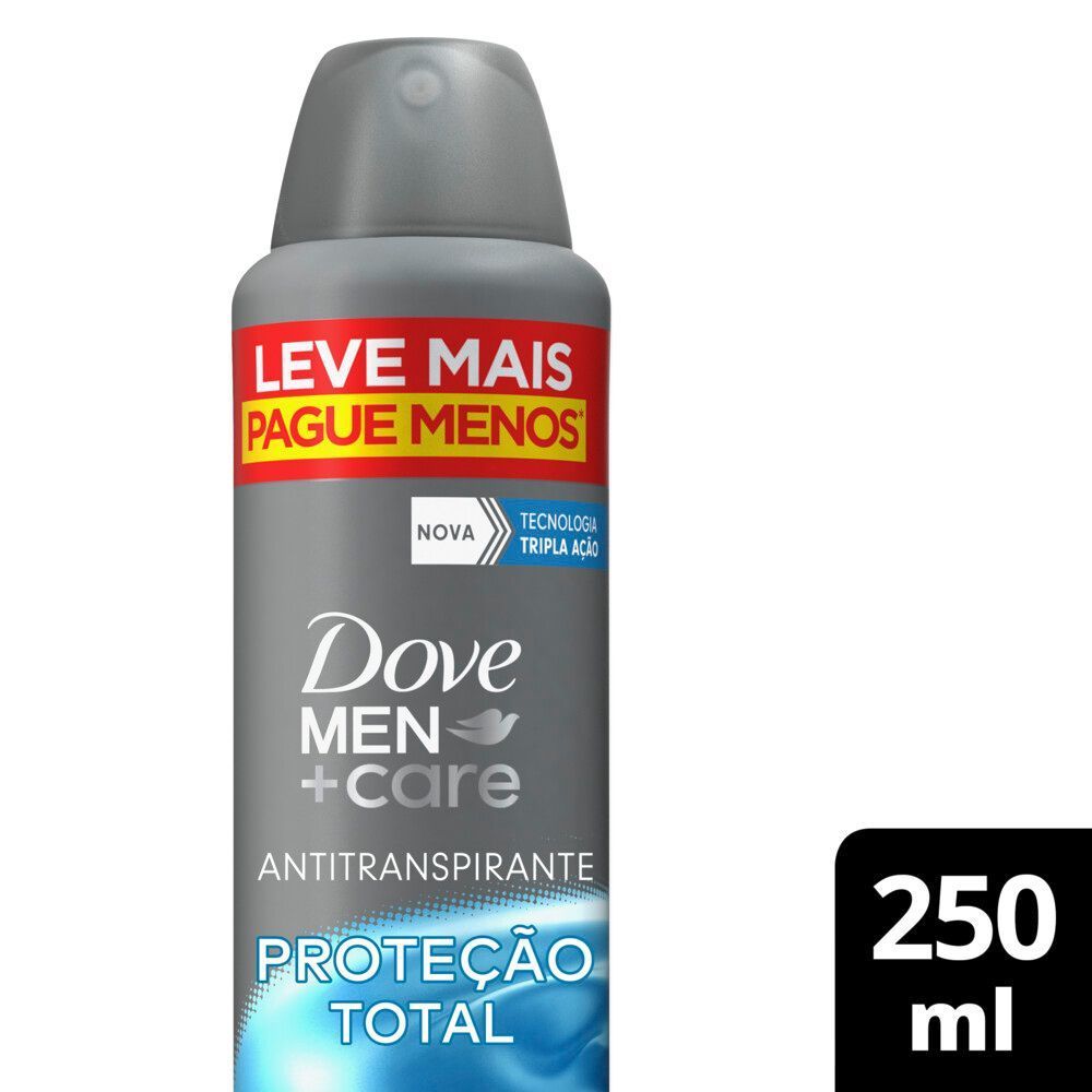 Desodorante Antitranspirante Aerosol Dove Men+Care Proteção Total 250ml