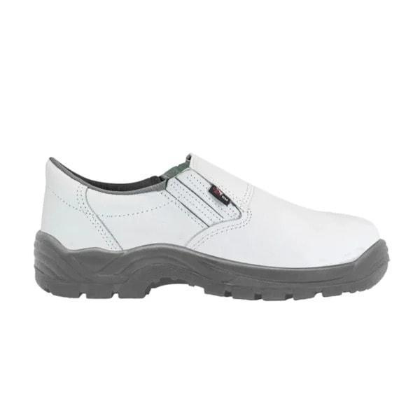 Sapato Elástico Branco Bico PVC Monodensidade Ca 40142