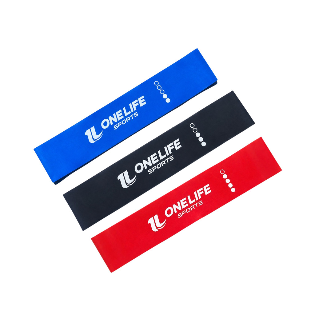 Kit Mini Band Média Forte Super Forte 3 Intensidades Elástico Faixa Para Treino Academia Fitness