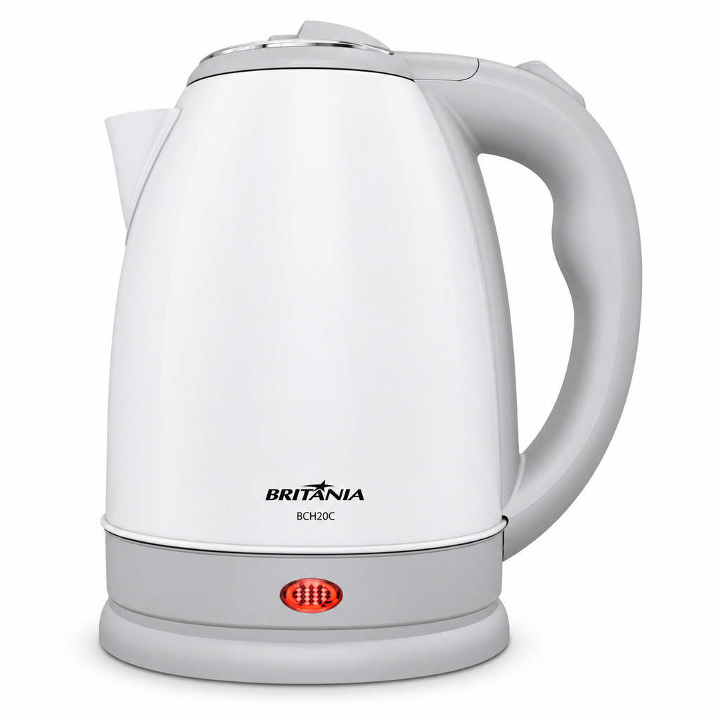 Chaleira Elétrica 1150W BCH20C 2L Branca 127V Britânia — imagem 2 de 2