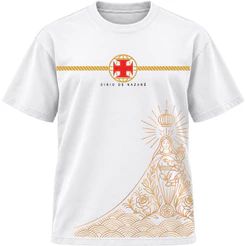 Camiseta Vasco Cirio Nazaré Dryfit Estampa Resistente Tecido Leve Confortavel