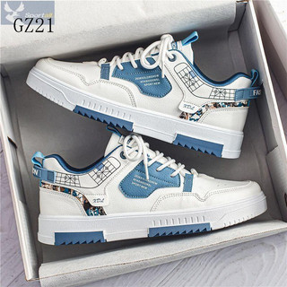 Tênis Esportivos Casuais Zile para Homens, Tênis Brancos Respiráveis TO629 para Homens