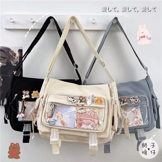 Bolsa Crossbody Impermeável De Nylon Unissex-Estilo Leve E Durável