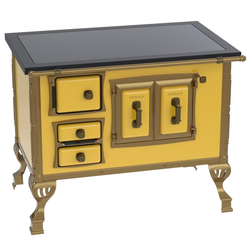 Fogao a Lenha N 2 Colonial Premium Amarelo