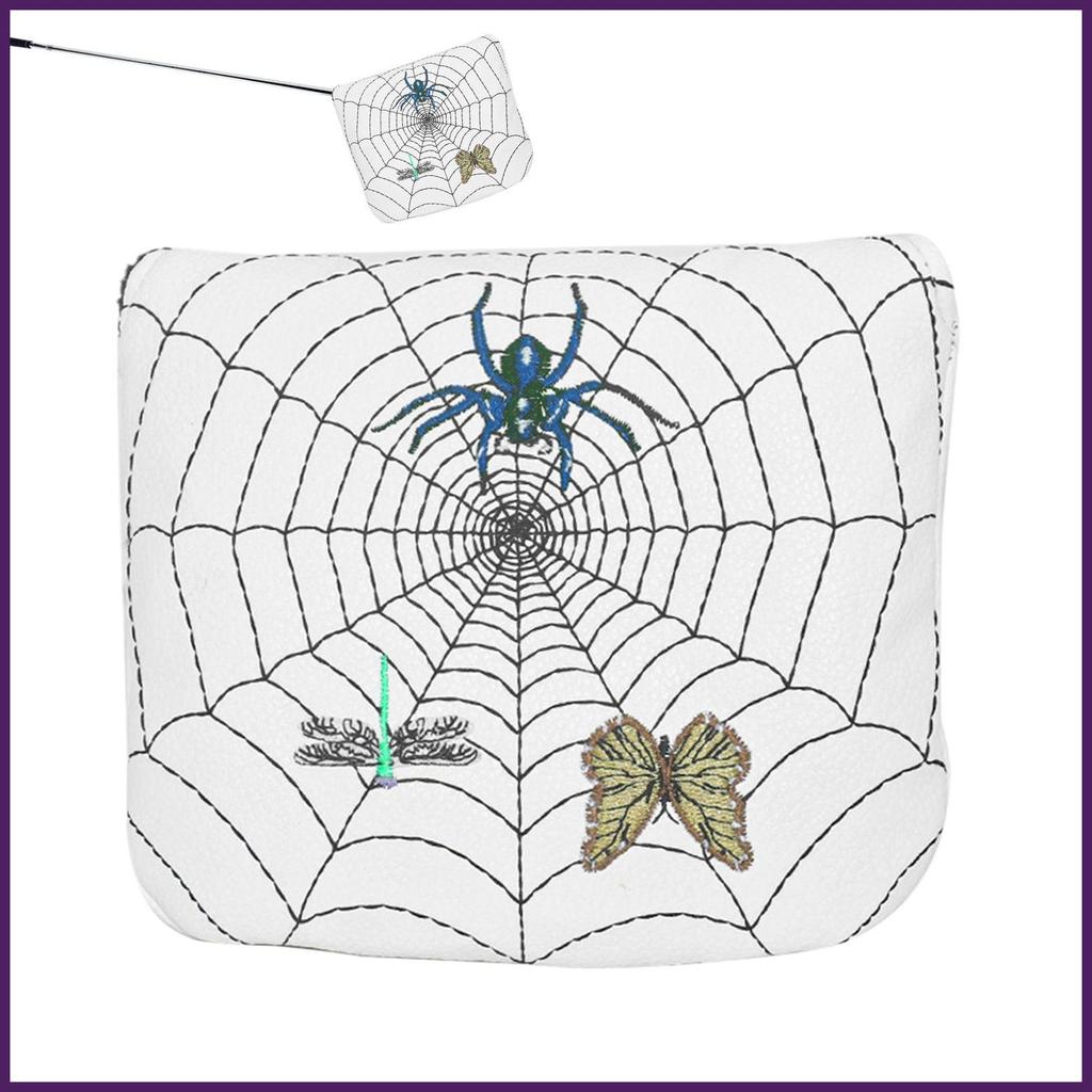 Capa Magnética Para Cabeça De Taco De Golfe , Engraçada , 3D , Teia De Aranha , Bordado , Motorista , Homens , Mulheres 