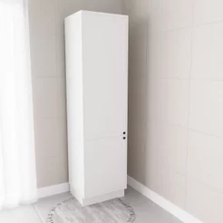 Paneleiro 2 Portas 60cm Cozinha Sevilha 100% MDF Branco Branco