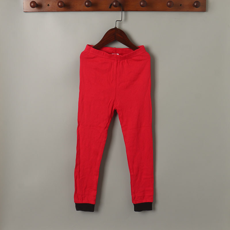 Comércio exterior crianças roupas primavera verão calças de algodão puro meninos meninas crianças Leggings de algodão 80