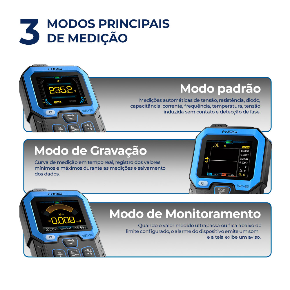 Multímetro Digital De Alta Precisão FNIRSI DMT-99 · foto 2