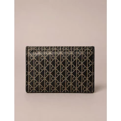 Carteira Calvin Klein Feminina Monograma Estampa Total - Preto