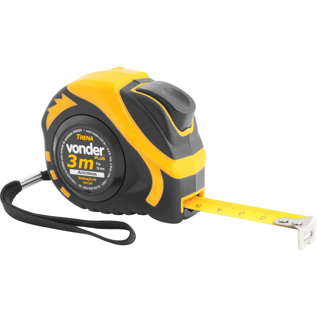 TRENA DE ACO 3MTS X 16MM AUTO TRAVA VONDER PLUS