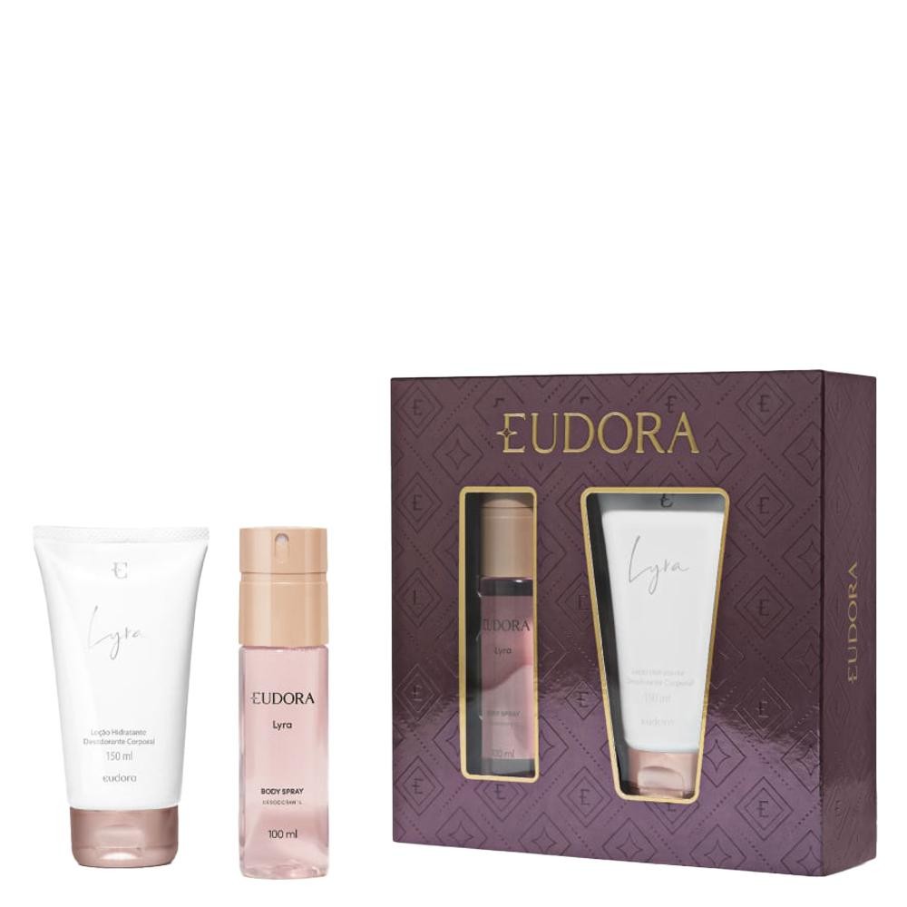 Kit Eudora Lyra Body Spray 100ml + Loção Hidratante 150ml