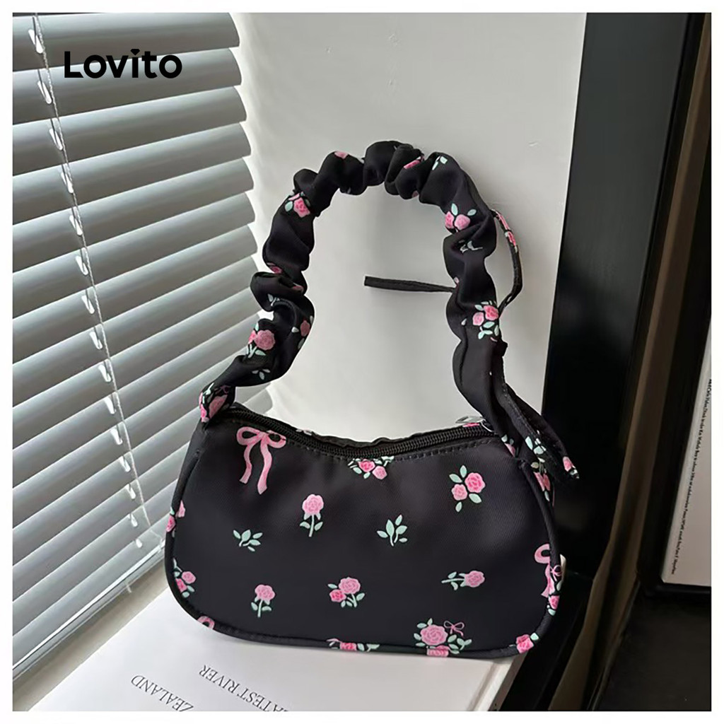 Lovito Bolsa Borboleta Padrão para mulheres LFASCS915 em Oferta na Shopee