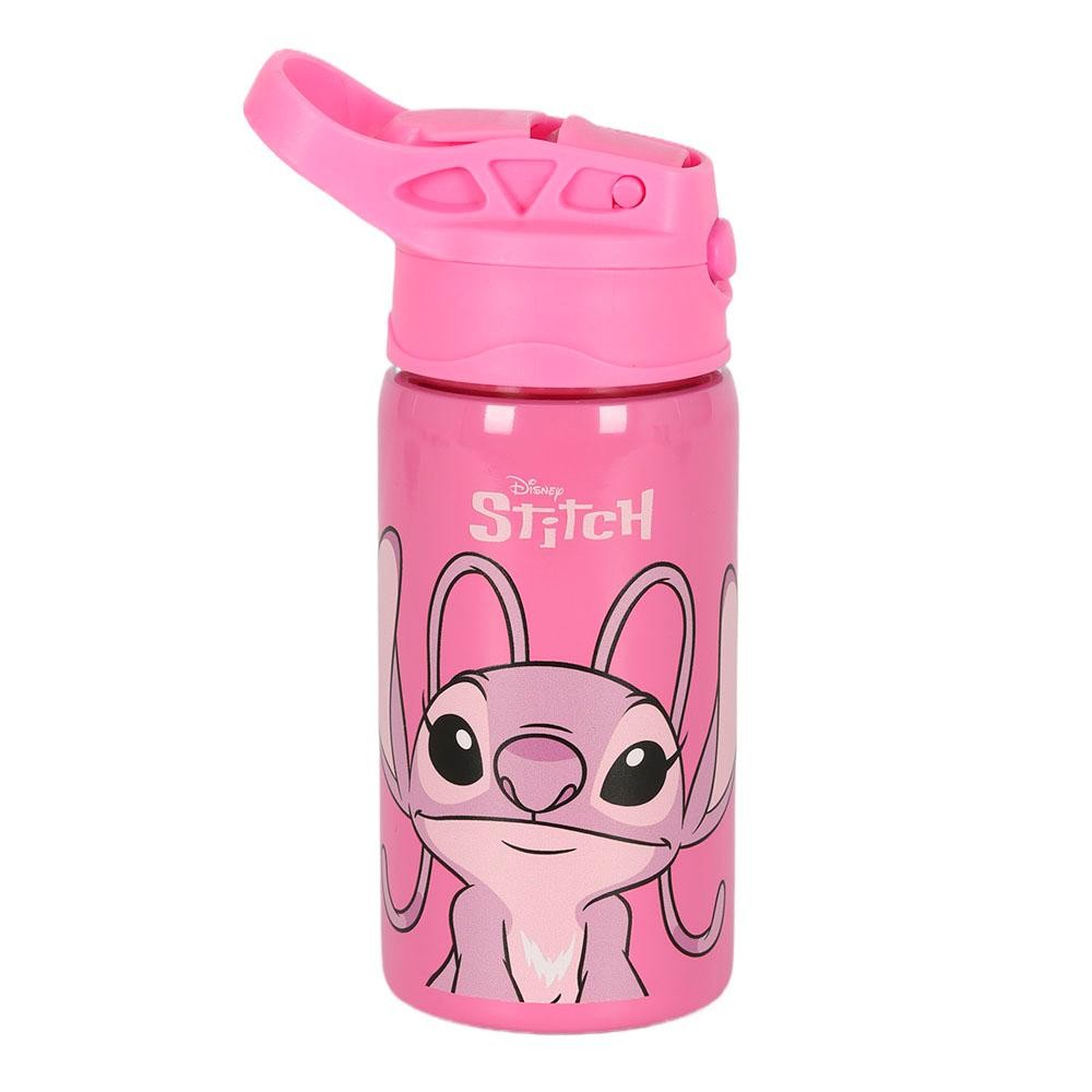 Garrafa de Aço Inoxidável Inf 500ml Stitch Angel Rosa Luxcel em Oferta na Shopee