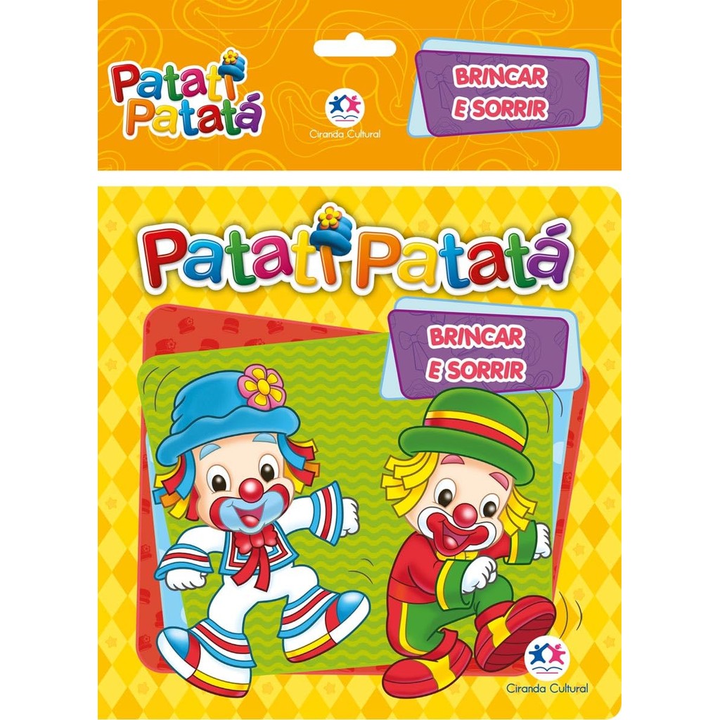 Livro de Banho Patati Patatá | Brincar e Sorrir em Oferta na Shopee