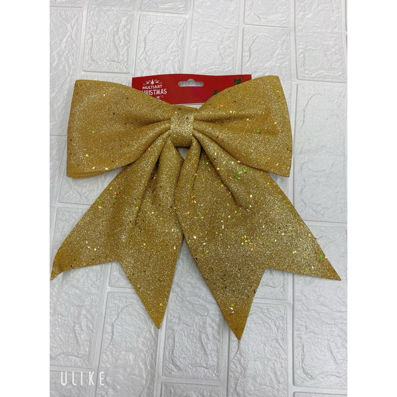 Laço Natalino Dourado Deluxe