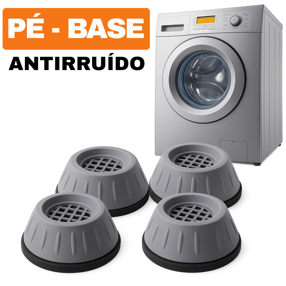 Pé Nivelador Máquina De Lavar Pe Para Maquina De Lava Roupa Suporte Anti Vibração Mesa Móveis Casa