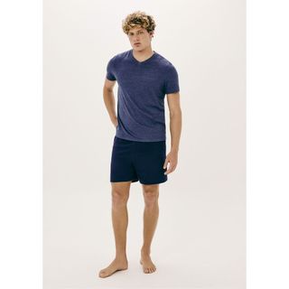 Pijama Masculino Curto Com Bordado