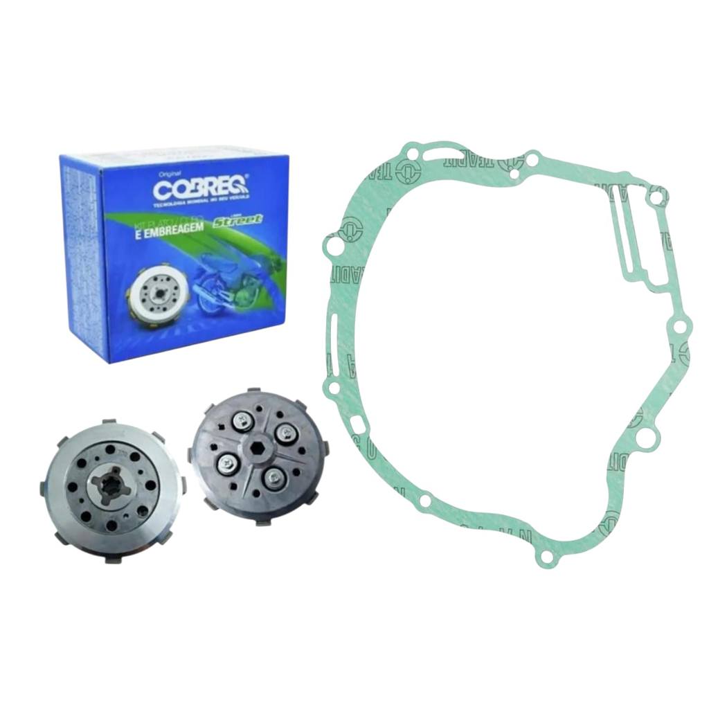 KIT EMBREAGEM YBR/FACTOR XTZ 125 ATE 2016 COBREQ COM JUNTA