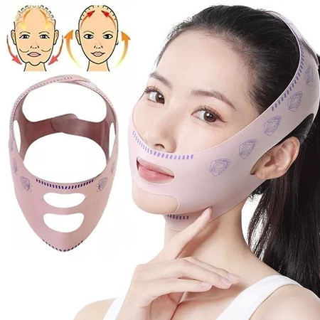 Novo Elástico Rosto V-Face Shaper Emagrecimento Para Mulheres Queixo Bochecha Elevador Facial
