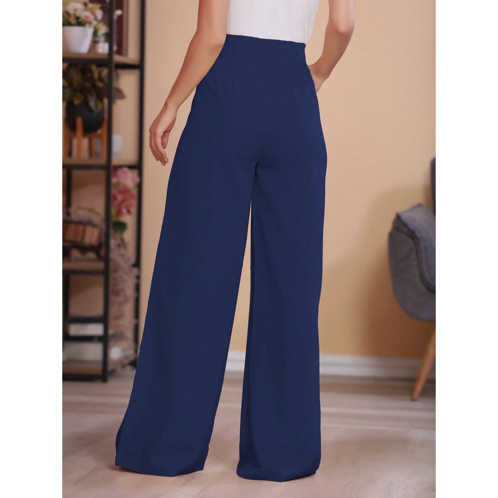 Calça Feminina/alfaiataria/pantalona/ verão inverno/Coleção natal / elegante look / leve/ confortável/ Coleção 2023 — imagem 2 de 2