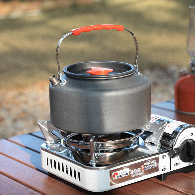 2.0L cafeteira ao ar livre grande capacidade montanhismo pesca água fervente acampamento panelas Mini garrafa de água po