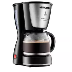 Cafeteira Elétrica Dolce Arome Mondial Preto e Inox 550W C-30 18X