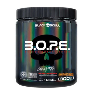 Pré-Treino com Cafeína - BOPE Fruith Punch 300g e 120g - Black Skull em Oferta na Shopee