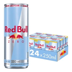 Pack de 24 latas Red Bull Energético, Zero, Sem Açúcar, 250ml