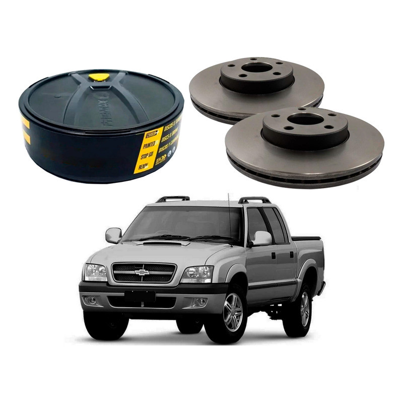 Disco Freio Dianteiro S10 4x4 2.8 2001 A 2007 em Oferta na Shopee