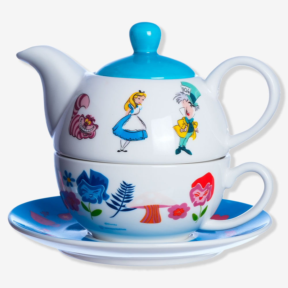 Bule 2 em 1 Alice In Wonderland - Disney em Oferta na Shopee